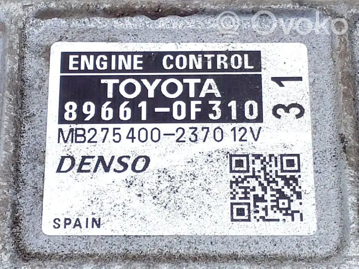 Toyota Verso Centralina/modulo del motore 896610F310