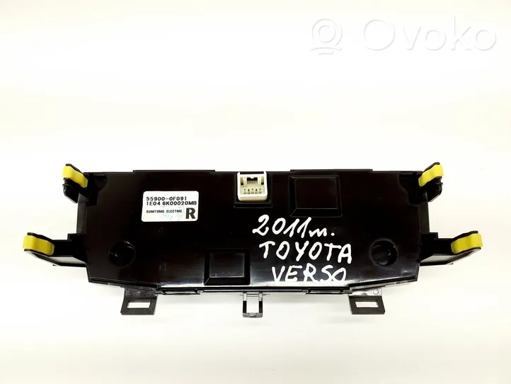 Toyota Verso Interrupteur ventilateur 559000F091