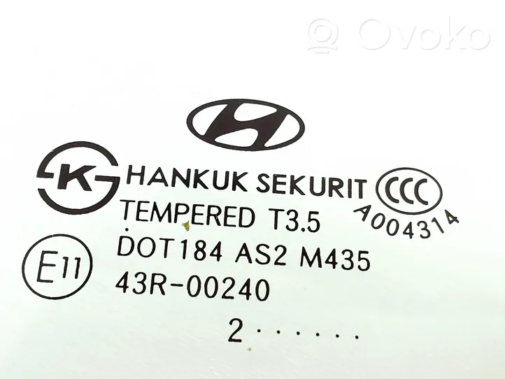 Hyundai H-1, Starex, Satellite Vitre de fenêtre porte avant (4 portes) 