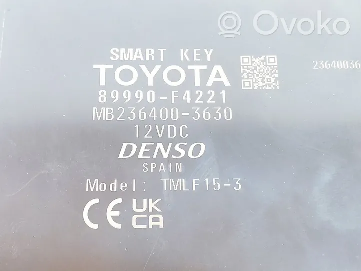 Toyota C-HR Centralina/modulo keyless go 89990F4221