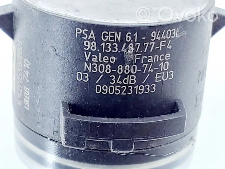 Opel Mokka B Sensore di parcheggio PDC 9813348777F4