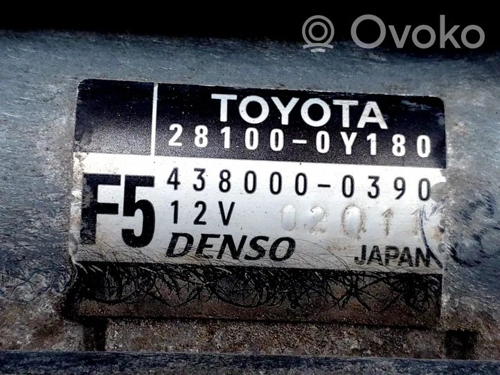 Toyota Auris E180 Käynnistysmoottori 281000Y180