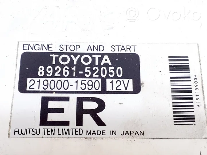 Toyota Yaris Muut laitteet 8926152050