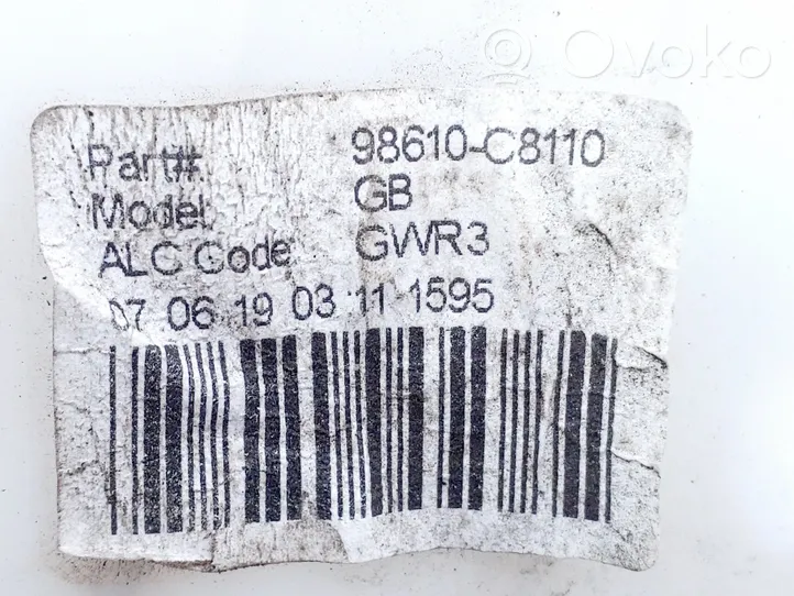 Hyundai i20 (GB IB) Kontrollleuchte Waschwasserbehälter Scheinwerferreinigung 98610C8110