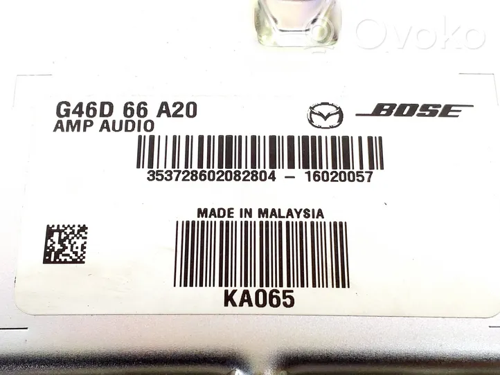 Mazda 6 Amplificateur de son G46D66A20