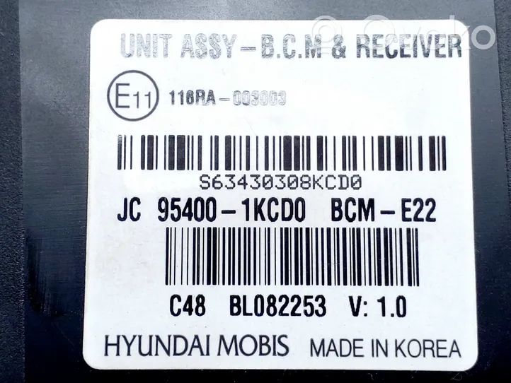 Hyundai ix20 Sterownik / Moduł centralnego zamka 954001KCD0