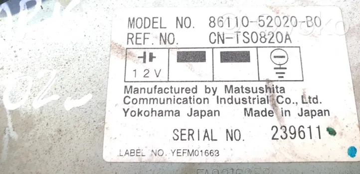 Toyota Yaris Kondicionieriaus valdymo blokas 86110-52020-B0