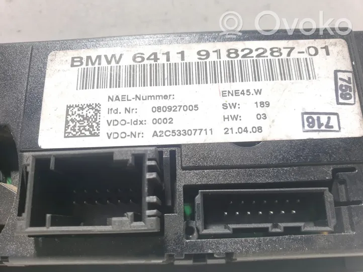 BMW 3 E90 E91 Kondicionieriaus valdymo blokas 