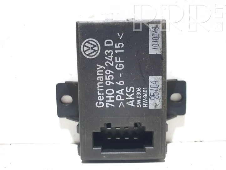 Volkswagen Multivan T5 Durų elektronikos valdymo blokas 7H0959243D