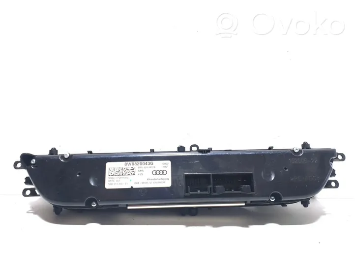 Audi A4 S4 B9 Ilmastoinnin ohjainlaite/moduuli 8W0820043G