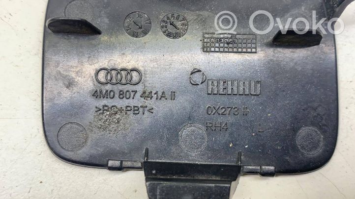 Audi Q7 4M Cache crochet de remorquage arrière 4M0807441A