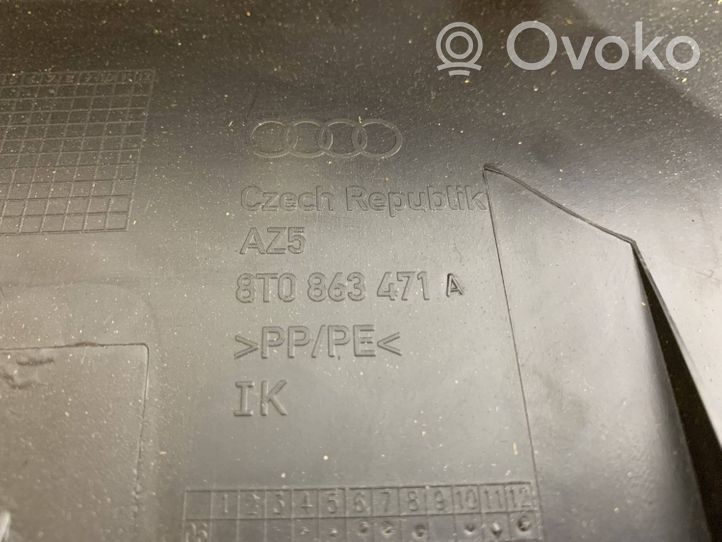 Audi A5 8T 8F Protection de seuil de coffre 8T0863471A