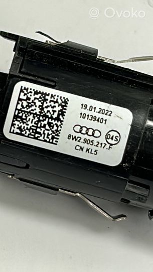 Audi A5 Bouton poussoir de démarrage du moteur 8W2905217F