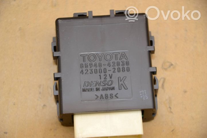 Toyota RAV 4 (XA40) Ikkunan ohjauksen rele 8594042030