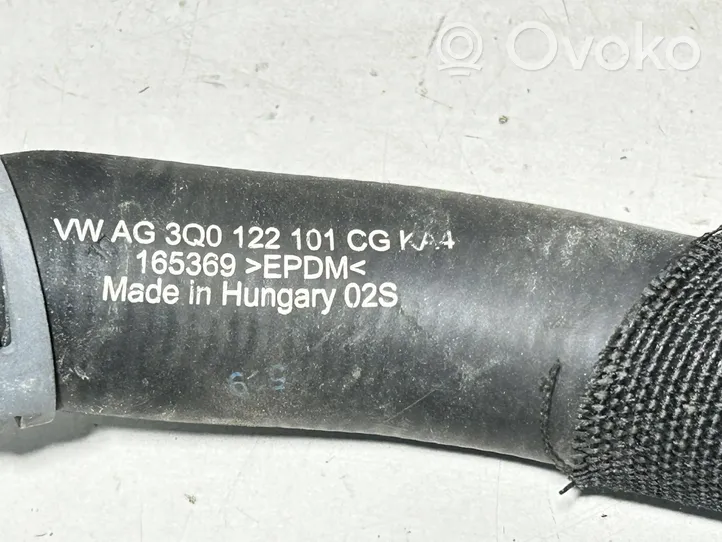 Volkswagen Golf VII Engine coolant pipe/hose 3Q0122101CG