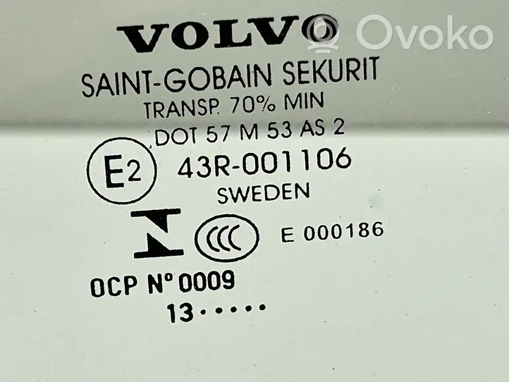 Volvo S60 Pagrindinis priekinių durų stiklas (keturdurio) 31385411