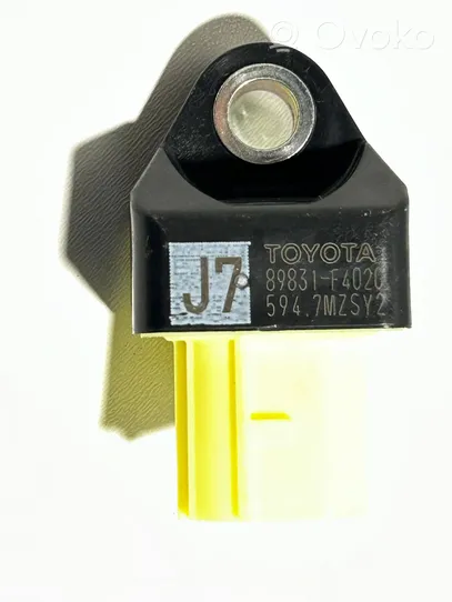 Toyota C-HR Sensore d’urto/d'impatto apertura airbag 89831F4020