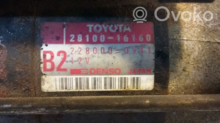 Toyota Carina T210 Motorino d’avviamento 2810016160