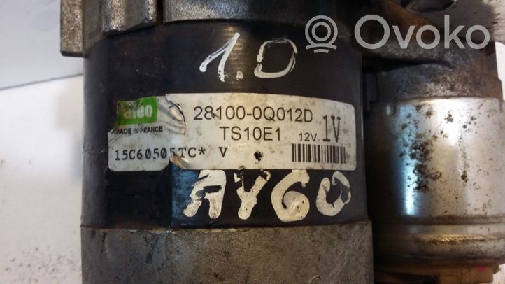 Toyota Aygo AB10 Starteris 281000Q012D