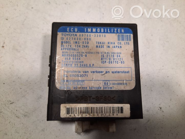 Toyota Camry Centralina/modulo immobilizzatore 627430000