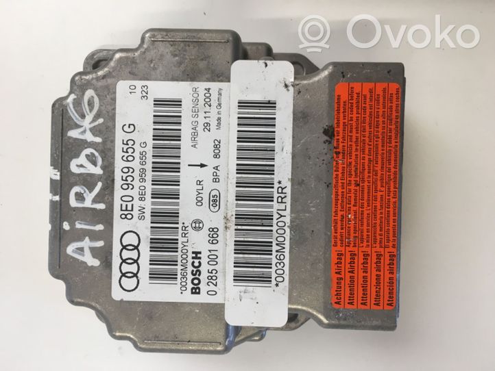 Audi A4 S4 B7 8E 8H Centralina/modulo airbag 8E0959655G