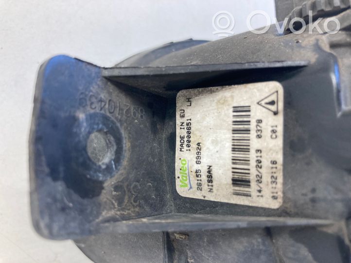 Nissan Qashqai+2 Światło przeciwmgłowe przednie 261558992A