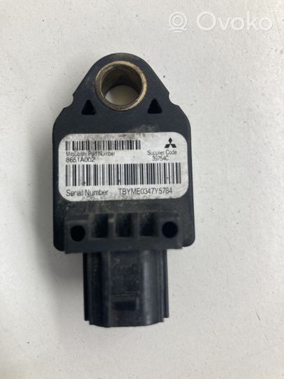 Peugeot 4007 Airbagsensor Crashsensor Drucksensor 8651A002