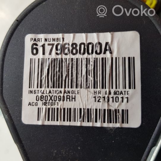 Nissan Juke I F15 Etuistuimen turvavyö 617968000A