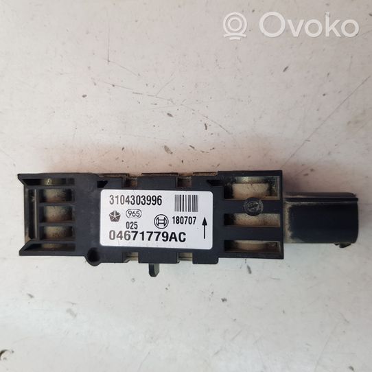 Chrysler Voyager Sensor impacto/accidente para activar Airbag 3104303996