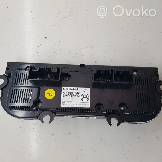 Volkswagen PASSAT B8 Ilmastoinnin ohjainlaite 5G0907426T