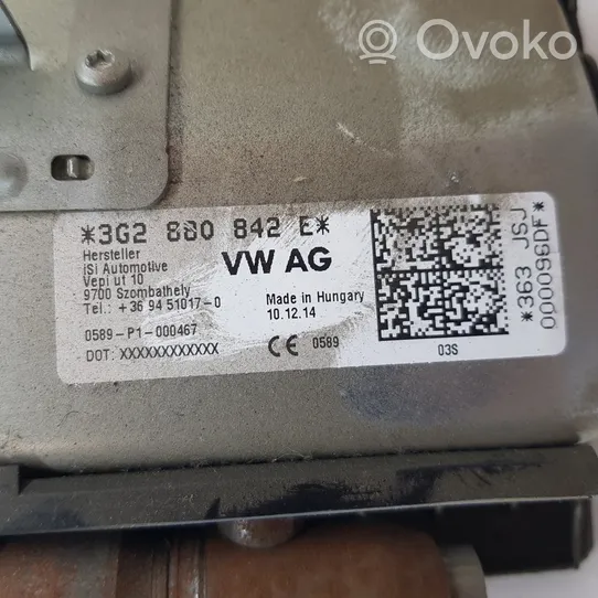 Volkswagen PASSAT B8 Poduszka powietrzna Airbag chroniąca kolana 3G2880842E