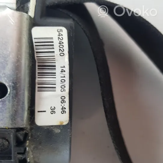 Volkswagen Polo IV 9N3 Pas bezpieczeństwa fotela przedniego 5424020