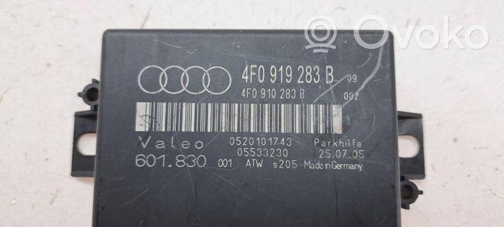 Audi A6 S6 C6 4F Unité de commande, module PDC aide au stationnement 4F0919283B
