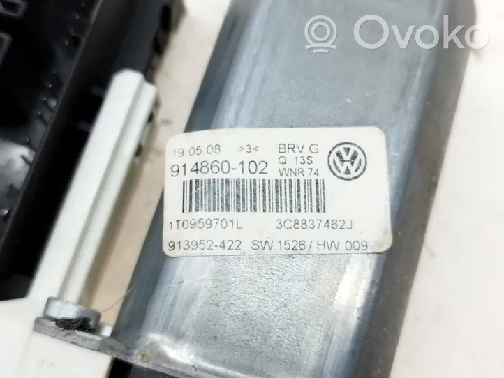 Volkswagen PASSAT CC Priekinis varikliukas langų pakėlėjo 1K0959793P