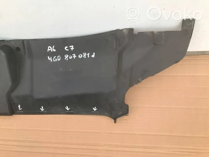 Audi A6 S6 C7 4G Rivestimento della modanatura della chiusura del vano motore/cofano 4g0807081d