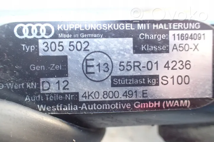 Audi A6 S6 C8 4K Kablio komplektas 4K0800491E