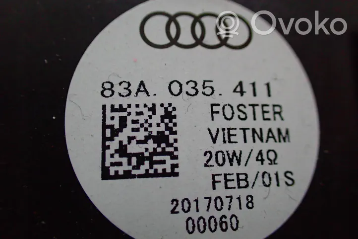 Audi Q3 F3 Haut-parleur de porte avant 83A035411