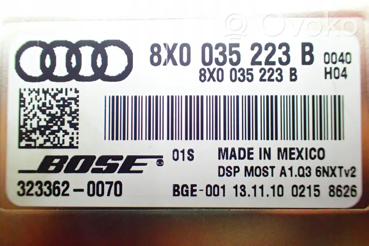 Audi Q3 8U Amplificateur de son 8X0035223B