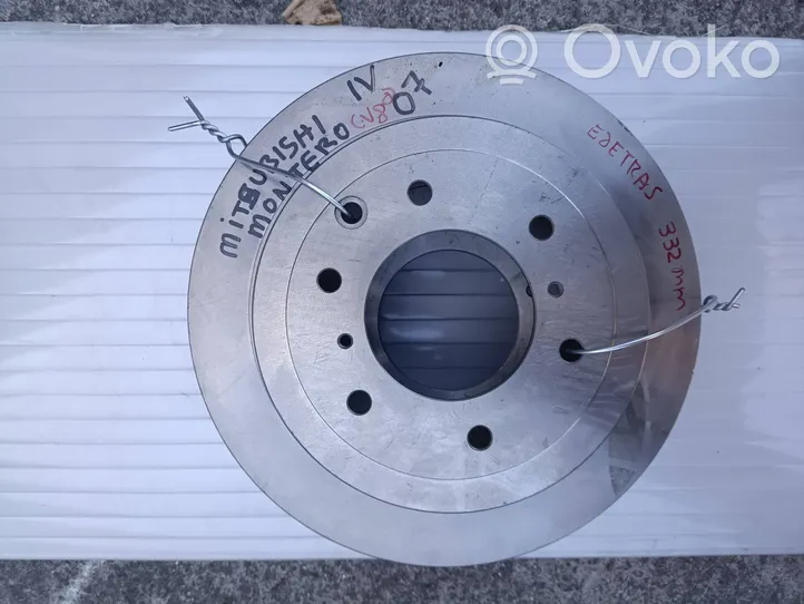 Mitsubishi Montero Disque de frein arrière 1642776880