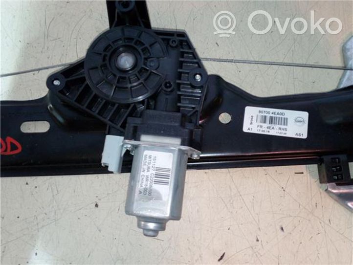 Nissan Qashqai Alzacristalli elettrico della portiera anteriore 807004EA0D