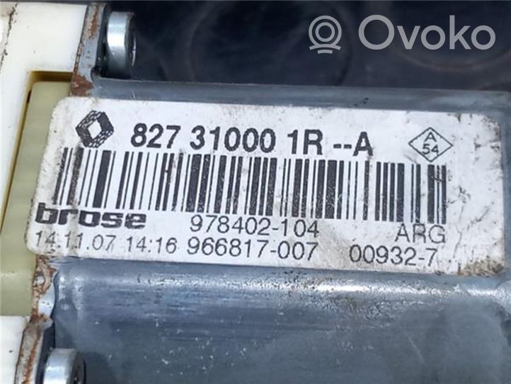 Renault Laguna III Elektryczny podnośnik szyby drzwi tylnych 827310001R--A