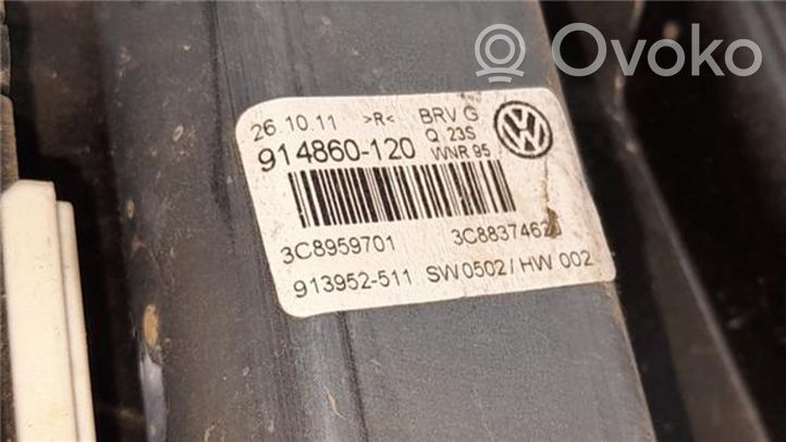 Volkswagen PASSAT CC Podnośnik szyby drzwi z silniczkiem 3C8959701
