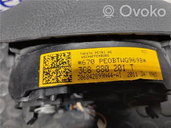 Volkswagen Golf VI Coperchio dell’airbag del volante 3C8880201T