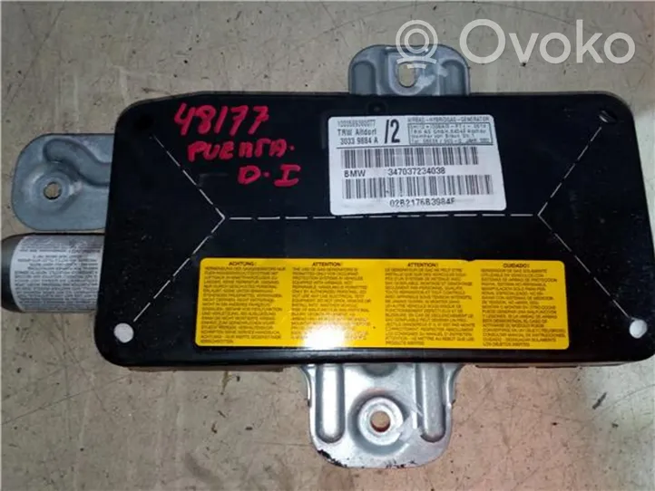 BMW X5 E53 Poduszka powietrzna Airbag drzwi przednich 347037234038