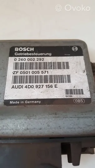 Audi A8 S8 D2 4D Module de contrôle de boîte de vitesses ECU 4D0927156E