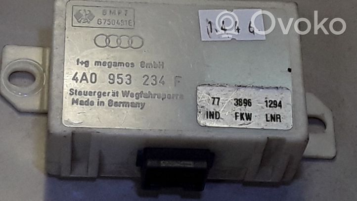 Audi A4 S4 B5 8D Imobilaizera vadības bloks 4A0953234F