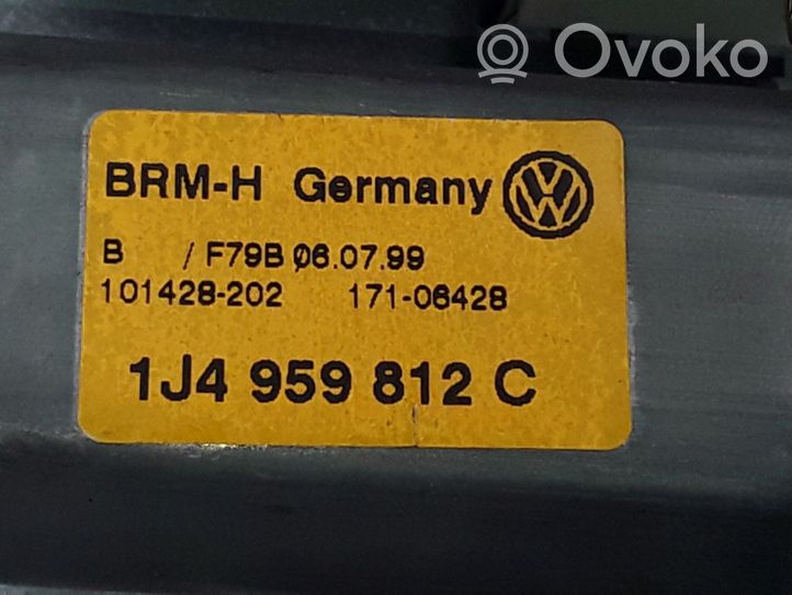 Volkswagen Golf IV Mécanisme lève-vitre de porte arrière avec moteur 1J4839756A