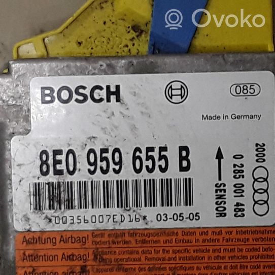 Audi A4 S4 B6 8E 8H Unidad de control/módulo del Airbag 8E0959655B