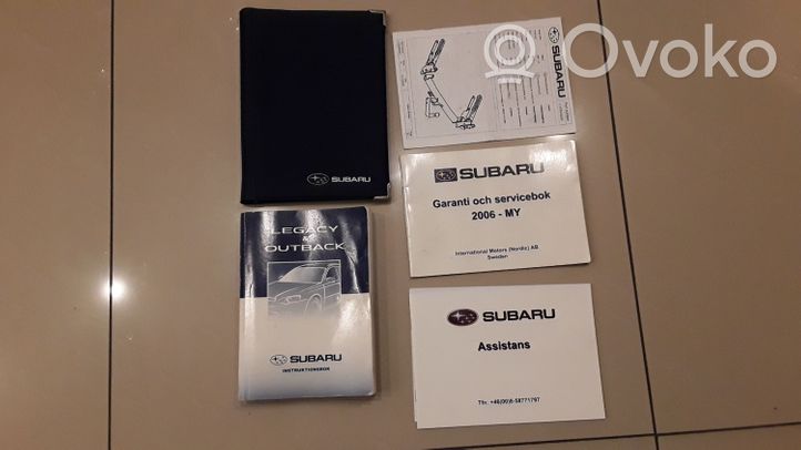 Subaru Legacy Serviso knygelė 