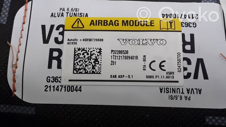 Volvo XC40 Poduszka powietrzna Airbag fotela P32288538